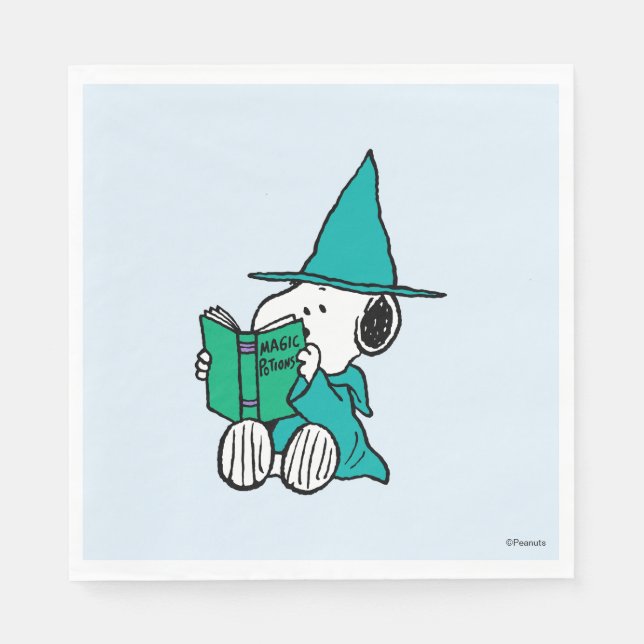Peanuts Snoopy Magic Potions Halloween Napkin (Front)