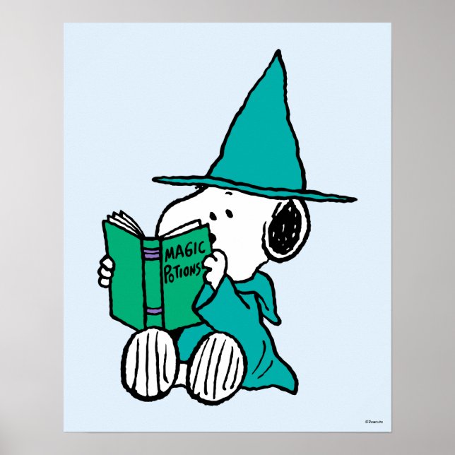 Peanuts Snoopy Magic Potions Halloween Poster (Front)