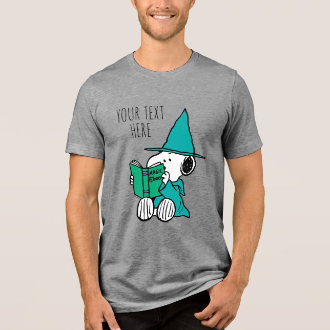 Peanuts Snoopy Magic Potions Halloween Tri-Blend Shirt (Front)