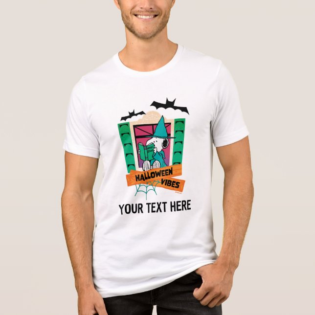 Peanuts Snoopy Magic Potions Halloween Tri-Blend Shirt (Front)