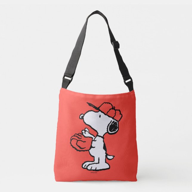 Peanuts | Snoopy Making the Catch Crossbody Bag (Front)