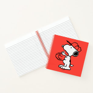Peanuts   Snoopy Making the Catch Notebook