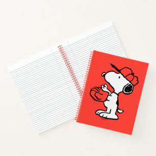 Peanuts   Snoopy Making the Catch Notebook