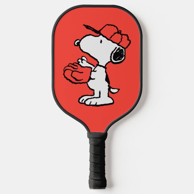 Peanuts | Snoopy Making the Catch Pickleball Paddle (Front)
