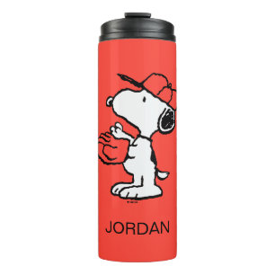 Peanuts   Snoopy Making the Catch Thermal Tumbler