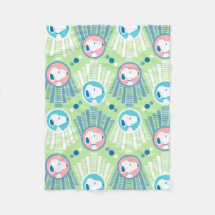 Peanuts   Snoopy Mint Green Deco Dreams Fleece Blanket