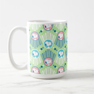 Peanuts   Snoopy Mint Green Deco Dreams Pattern Coffee Mug