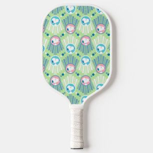 Peanuts   Snoopy Mint Green Deco Dreams Pattern Pickleball Paddle