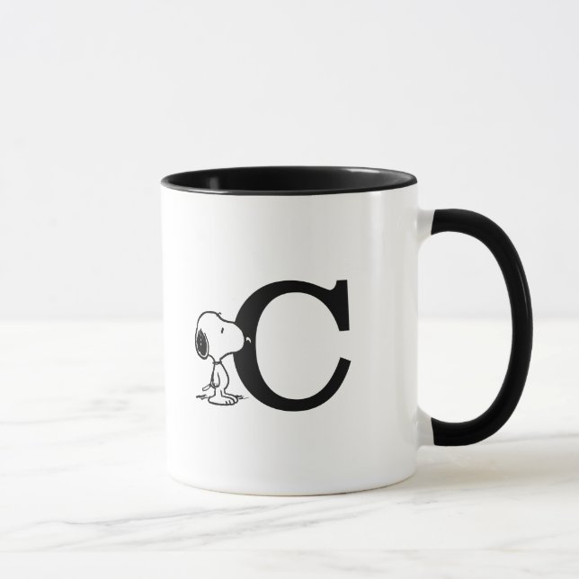 Peanuts | Snoopy Monogram C Mug (Right)