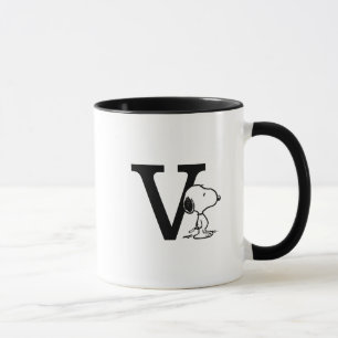 Peanuts   Snoopy Monogram V Mug