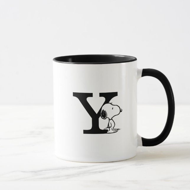 Peanuts | Snoopy Monogram Y Mug (Right)