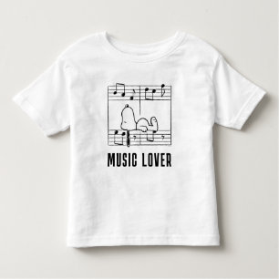 Peanuts   Snoopy Musical Notes Toddler T-Shirt
