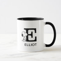 Peanuts | Snoopy Name & Monogram E