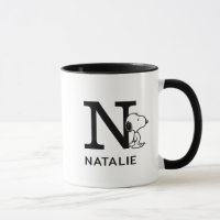 Peanuts | Snoopy Name & Monogram N