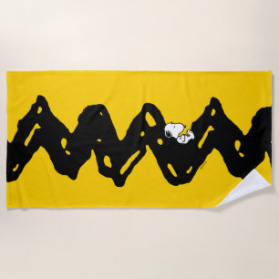 Peanuts   Snoopy Nap Beach Towel
