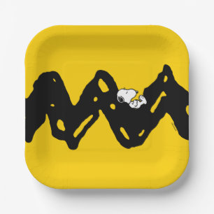 Peanuts   Snoopy Nap Paper Plate