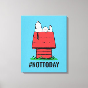 Peanuts Snoopy Napping Canvas Print