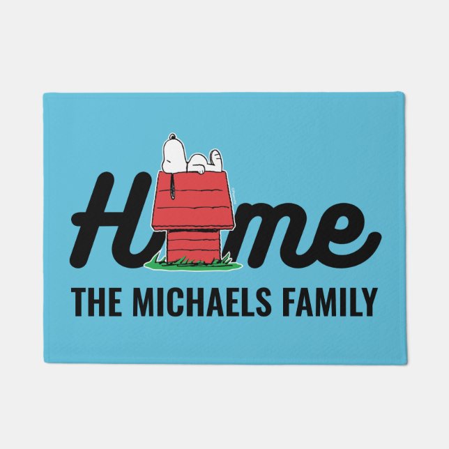Peanuts | Snoopy Napping Doormat (Front)