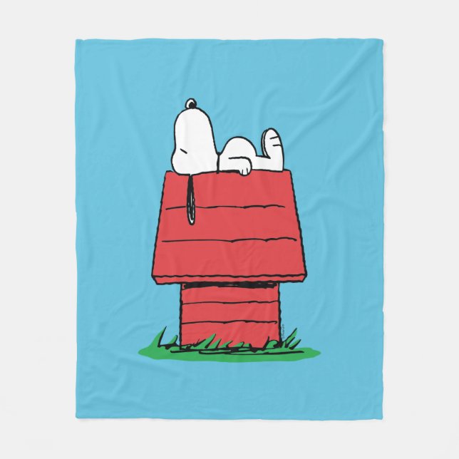 Peanuts | Snoopy Napping Fleece Blanket (Front)