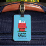 Peanuts | Snoopy Napping Luggage Tag<br><div class="desc">Snoopy is the loveable pet beagle of Charlie Brown in the comic strip Peanuts by Charles M. Schulz. Check out this cute Peanuts design featuring this loveable dog.</div>