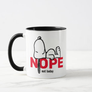 Peanuts   Snoopy Not Today Mug