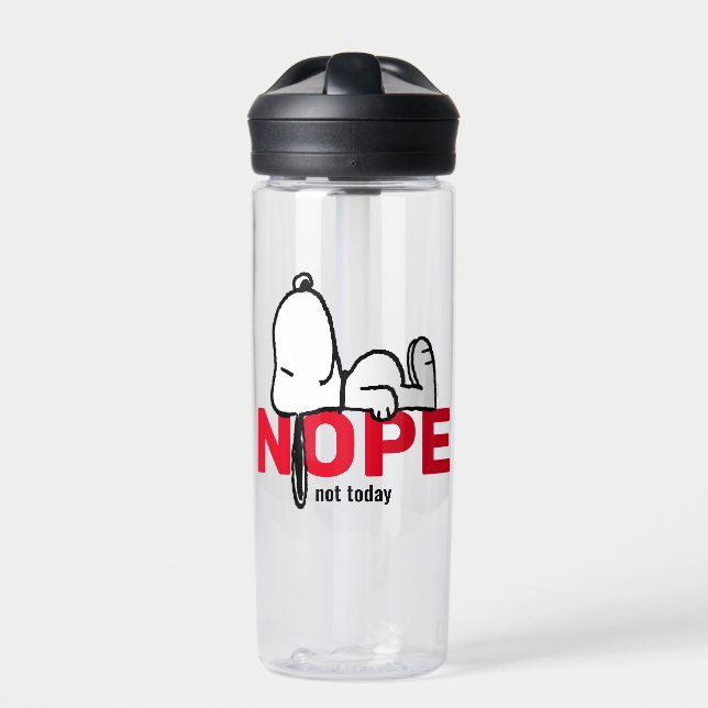 Peanuts | Snoopy Not Today Water Bottle (Front)