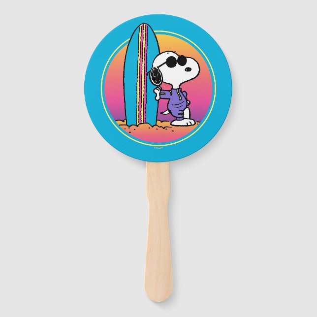 Peanuts | Snoopy Ocean High Tide Hand Fan (Front)