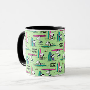 Peanuts   Snoopy Ocean High Tide Pattern Mug