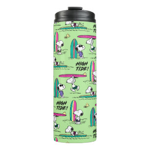Peanuts   Snoopy Ocean High Tide Pattern Thermal Tumbler