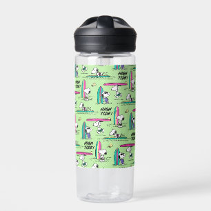 Peanuts   Snoopy Ocean High Tide Pattern Water Bottle