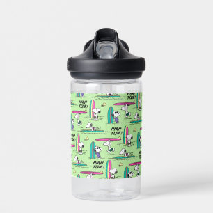 Peanuts   Snoopy Ocean High Tide Pattern Water Bottle
