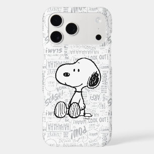 PEANUTS   Snoopy on Black White Comics