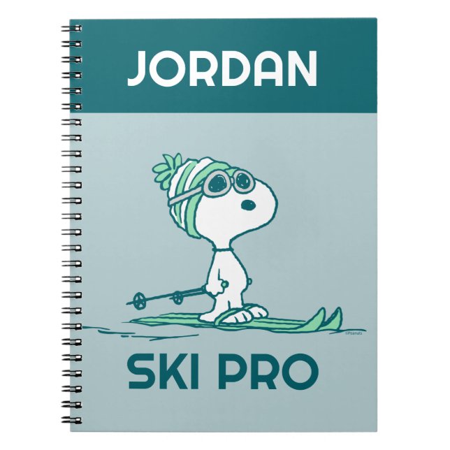 Peanuts | Snoopy on Skies Notebook (Front)