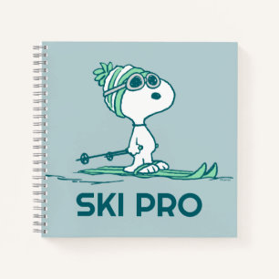 Peanuts   Snoopy on Skies Notebook