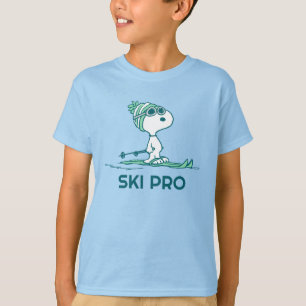 Peanuts   Snoopy on Skis T-Shirt