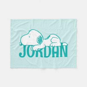 Peanuts   Snoopy Pastel Baby Fleece Blanket