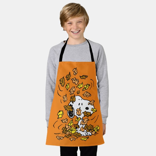 Peanuts | Snoopy Pile of Leaves Apron (Worn)