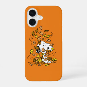 Peanuts   Snoopy Pile of Leaves iPhone 16 Case