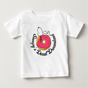 Peanuts   Snoopy Pink Doughnut Baby T-Shirt