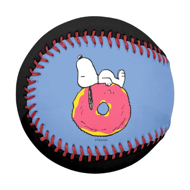 Peanuts | Snoopy Pink Doughnut Baseball (Front Left)