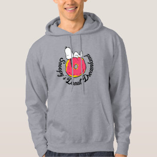 Peanuts   Snoopy Pink Doughnut Hoodie