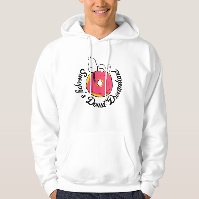 Peanuts | Snoopy Pink Doughnut Hoodie (Front)