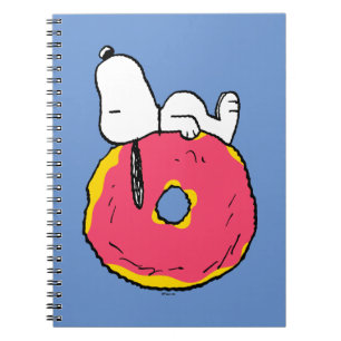 Peanuts   Snoopy Pink Doughnut Notebook