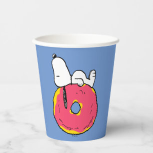Peanuts   Snoopy Pink Doughnut Paper Cups