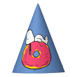 Peanuts   Snoopy Pink Doughnut Party Hat