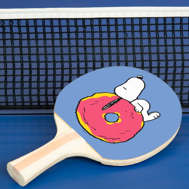 Peanuts | Snoopy Pink Doughnut Ping Pong Paddle (Insitu)