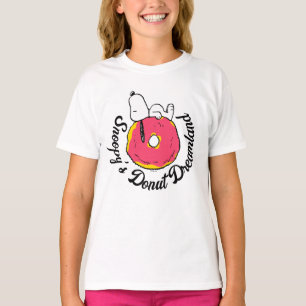 Peanuts   Snoopy Pink Doughnut T-Shirt
