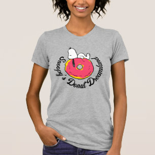 Peanuts   Snoopy Pink Doughnut T-Shirt