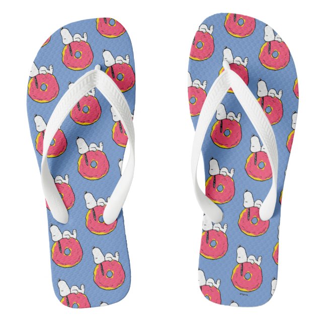Peanuts | Snoopy Pink Doughnut Thongs (Footbed)