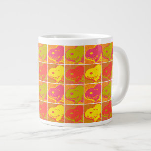Peanuts   Snoopy Pop Art Pattern Large Coffee Mug